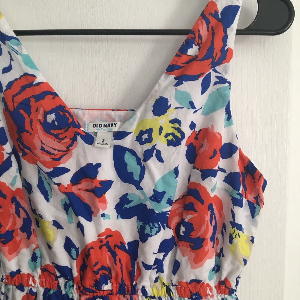 Bright and cheery floral dress